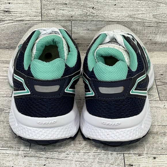 Saucony Cohesion 11 White Blue Green Running Shoes S10420-1 Women Size 7.5 - Picture 4 of 10